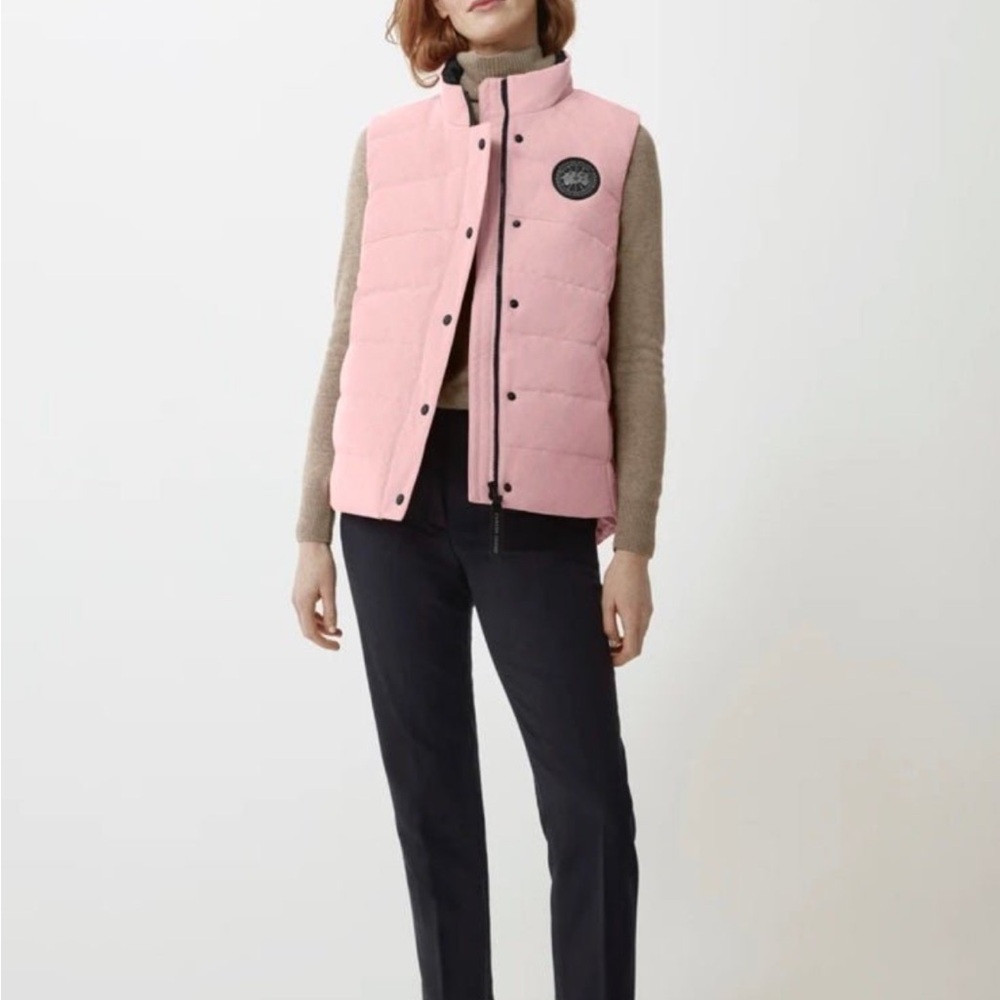 Canada Goose Pink Quilted Vest